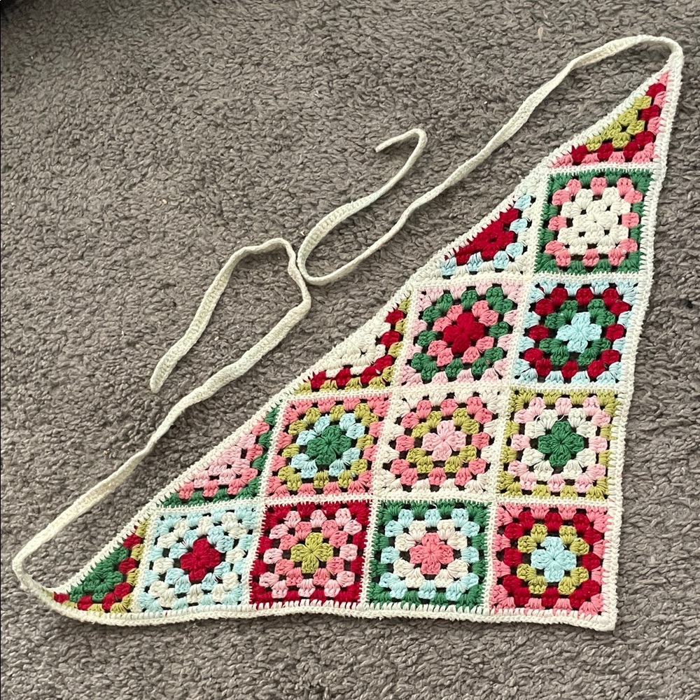 Wild Fable Multicolor Crochet Hair Scarf